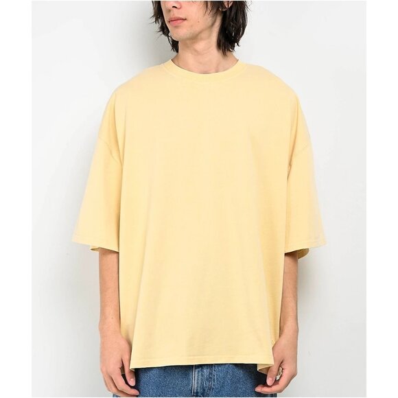 Ninth Hall Fundamentals Sand Oversized T-Shirt Size Large - Picture 1 of 7